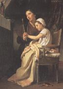 Adolphe William Bouguereau The Thank Offering (mk26) oil painting on canvas